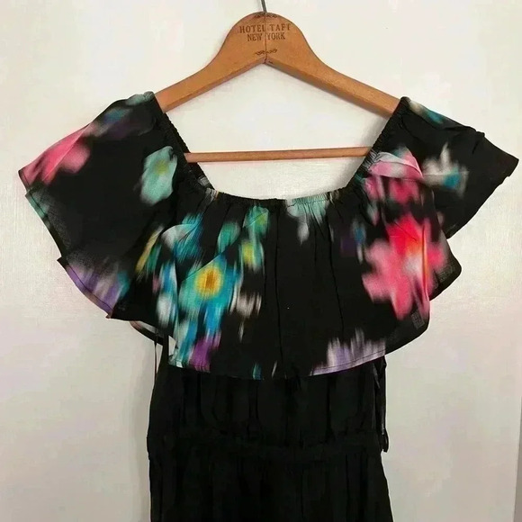 BNWT Desigual Long Blurry  Ruffle Dress Size XS - Picture 8 of 11